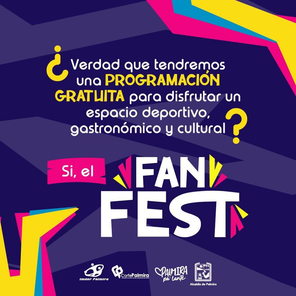 El Fan Fest es organizado por la Alcaldía de Palmira en el marco de los I Juegos Panamericanos Junior