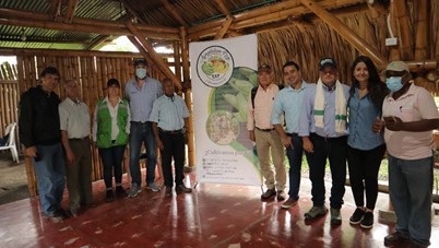 La finca ‘Palo de mango’ fue el escenario de la primera reunión con la Agencia de Desarrollo Rural.