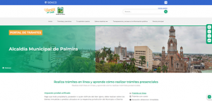 portal web de tramites y servicios del municipio de Palmira