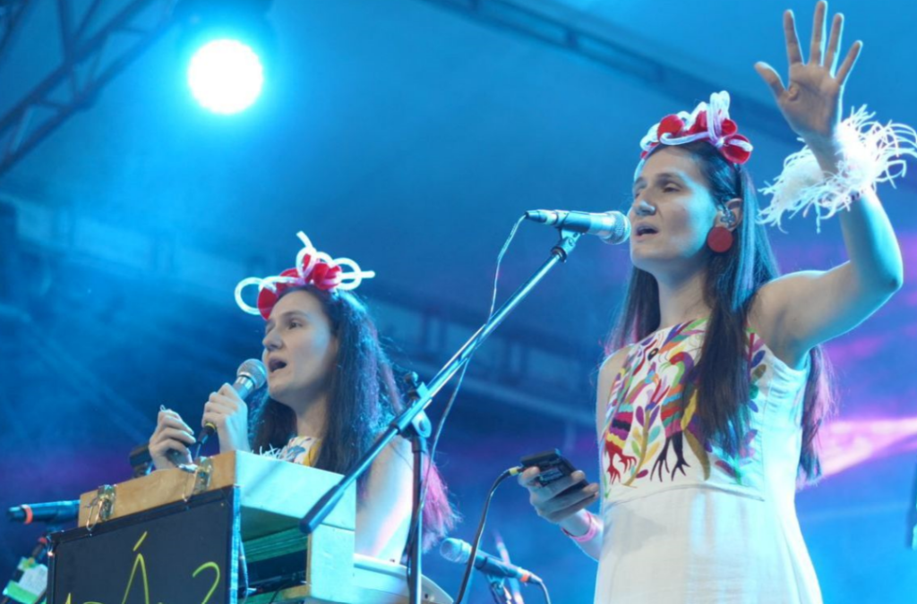 Las Áñez llegaron desde Bogotá a compartir su música con los asistentes del 29° Festival de las Artes Ricardo Nieto en Palmira