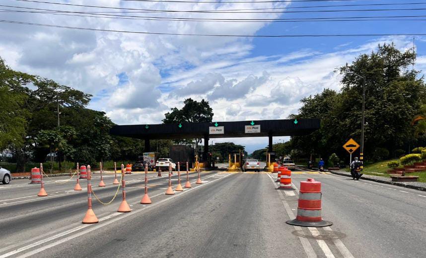 Intervención vial en el sector del peaje CiAT – Recta Cali – Palmira – Cali
