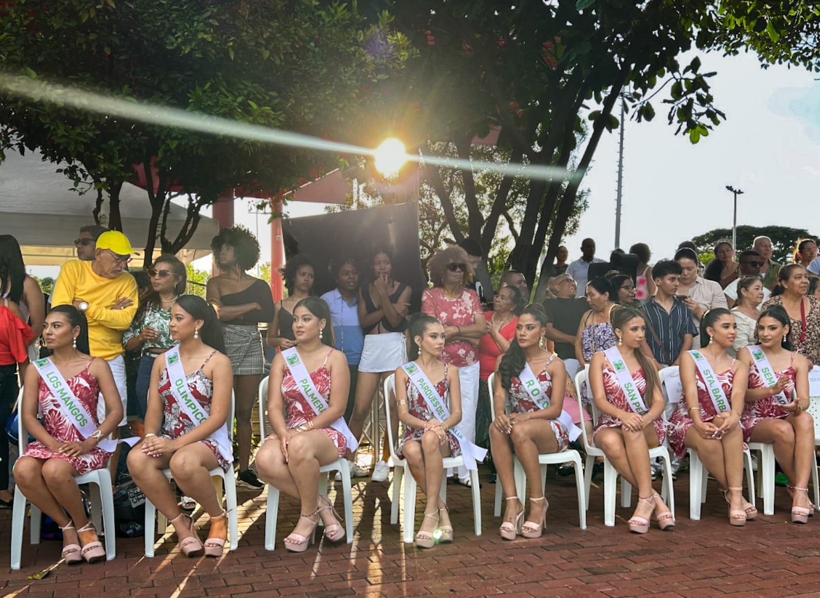 candidatas reinado cívico Fiesta Nacional de la Agricultura