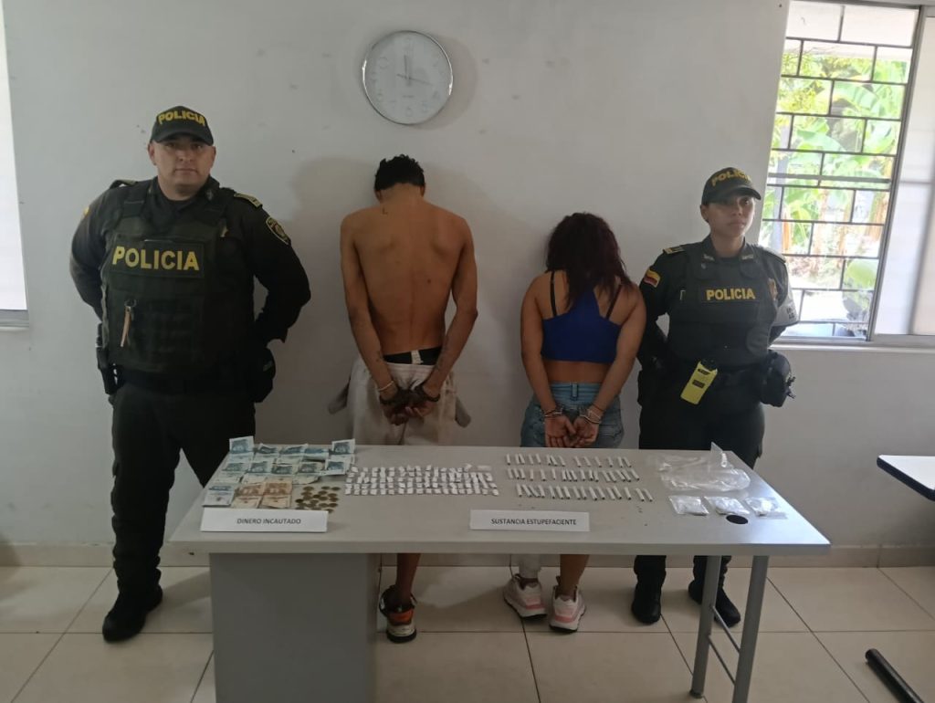 Nuevo golpe a la delincuencia en Palmira: capturados ‘Alias Z’ y ‘Alias Lady’ en operativo contra el microtráfico