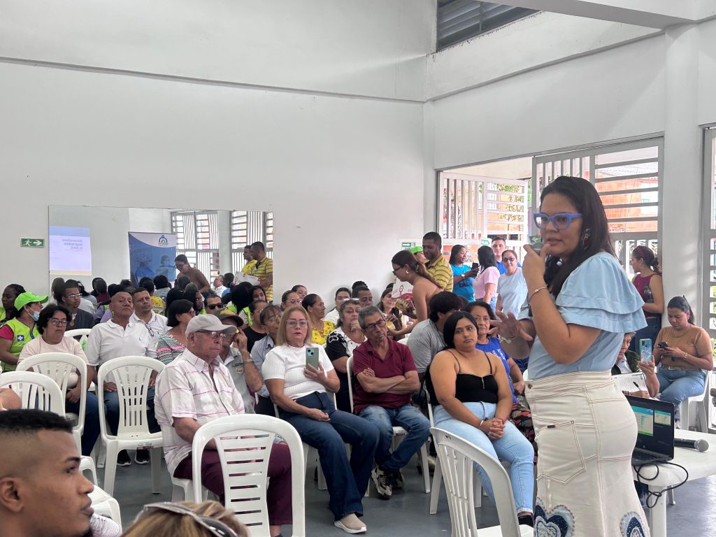 audiencia en comuna 1
