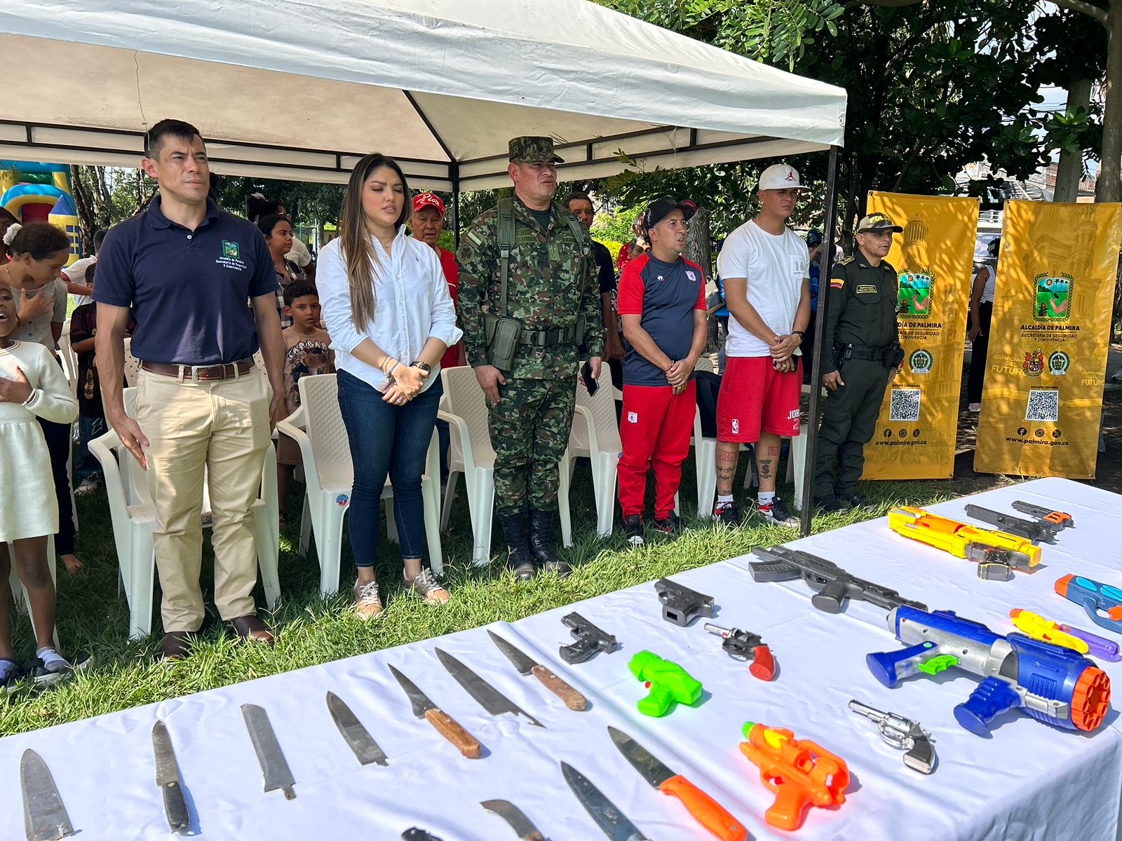 evento de cierre plan desarme en El Sembrador