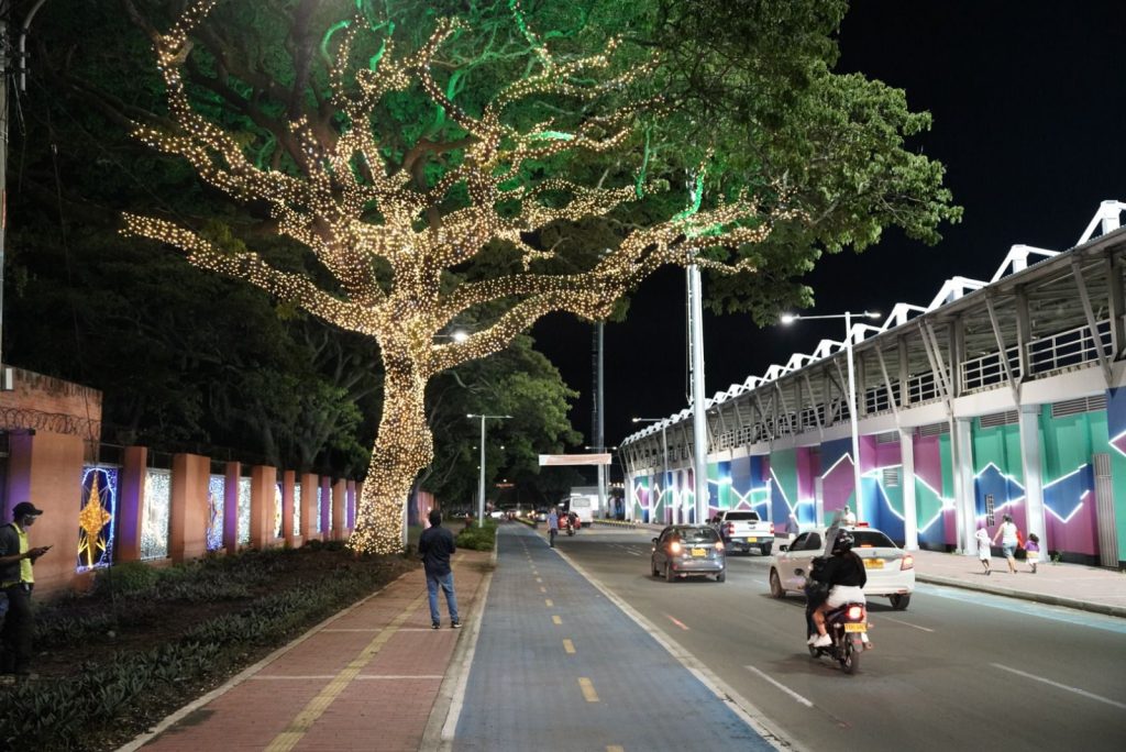 alumbrado navideño noche de velitas