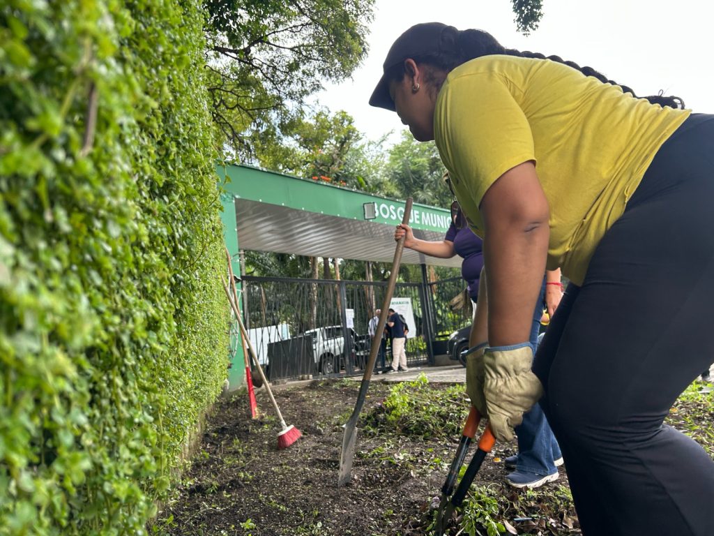 mujeres sembrando la tierra