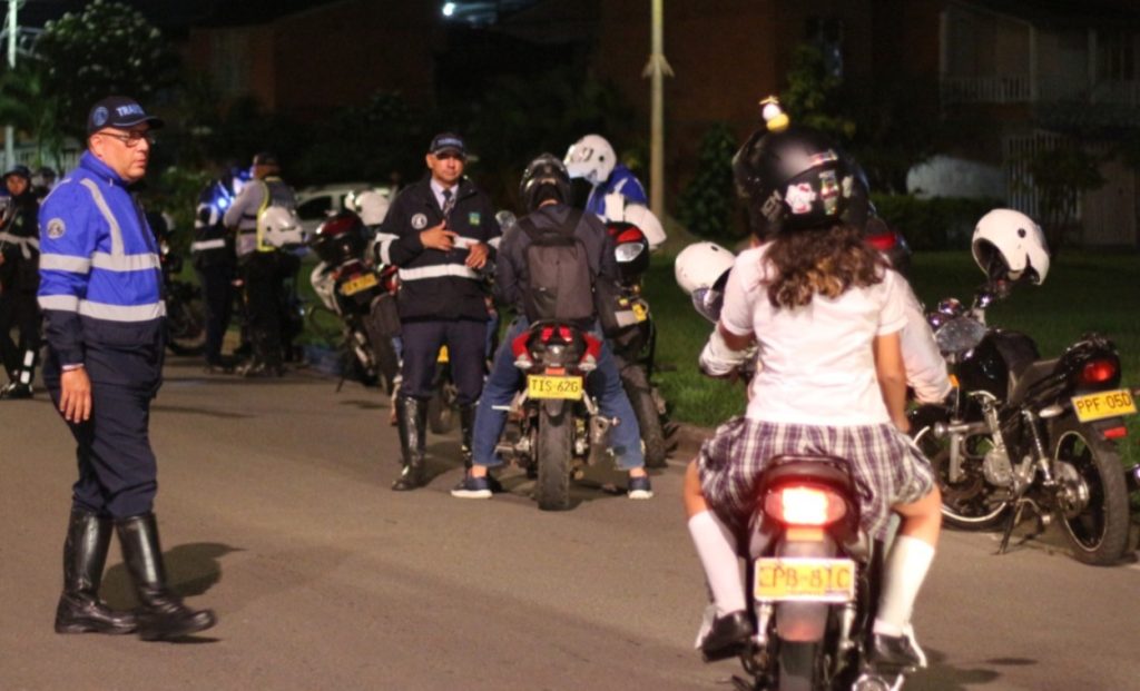 operativos de control a motociclistas