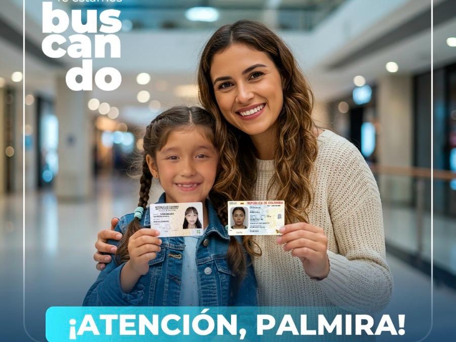 mujer y nila exhibiendo documentos de identidad