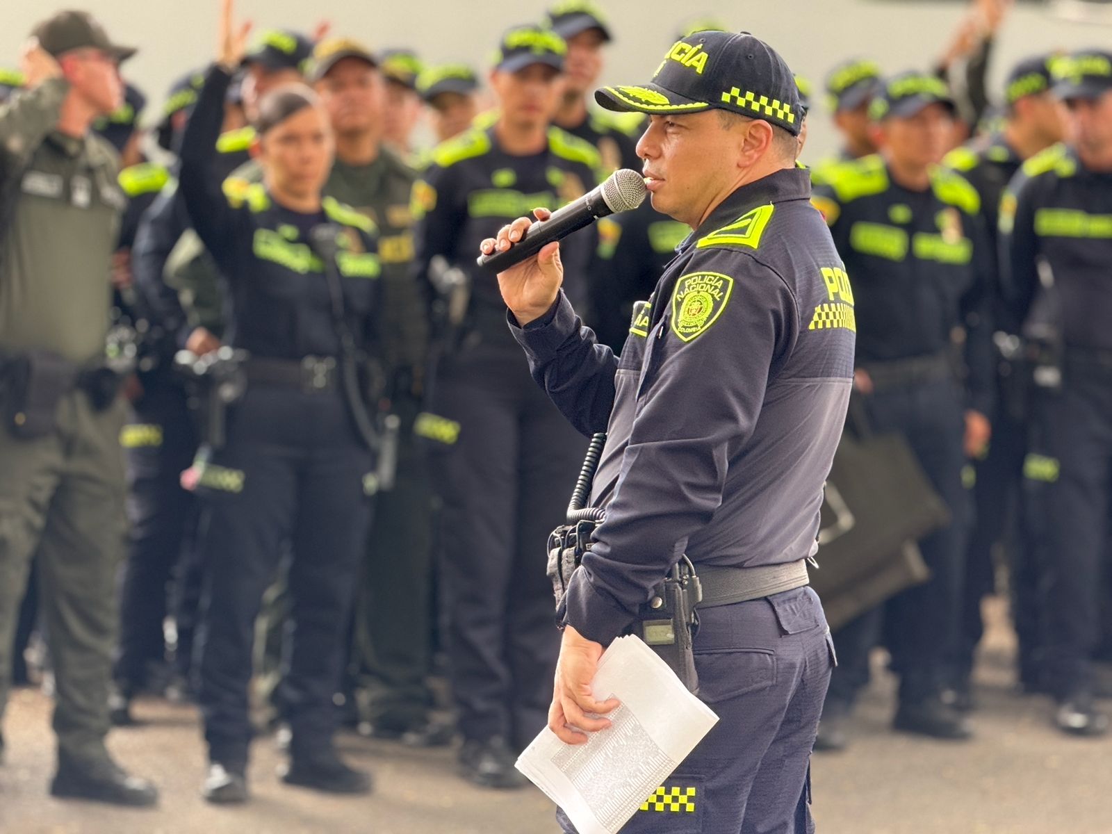 policias preparados para elecciones